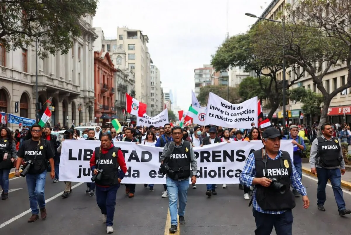 Marcha por la Liberta de Prensa / The Times Latino / Referencial