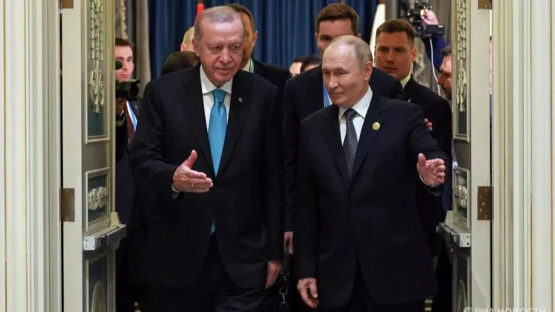Recep Tayyip Erdogan y Vladimir Putin R I A N O V O S T I / P OO L