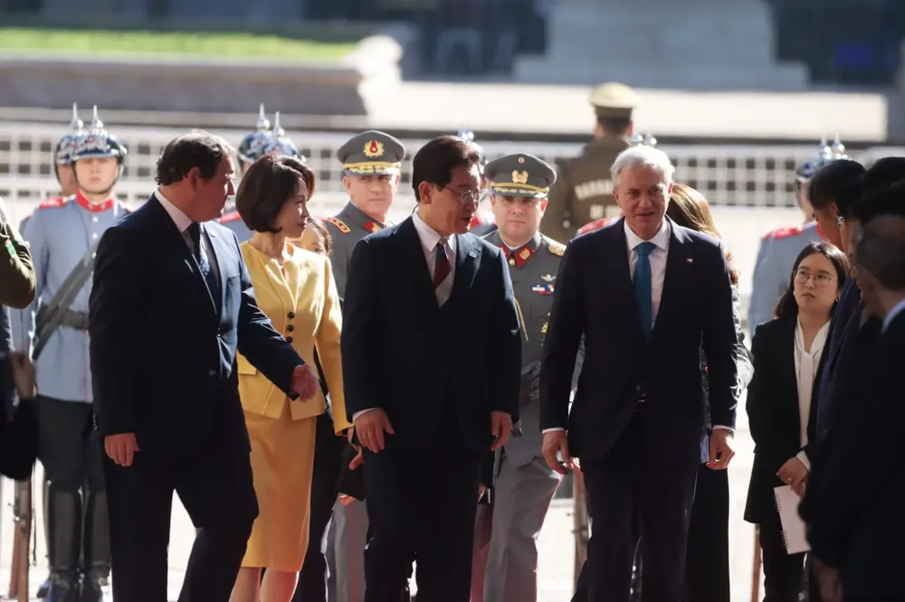 Presidente Kast y Presidente Lee Jae Myung en visita oficial / CRISTIAN GONZALEZ / THE TIMES LATINO