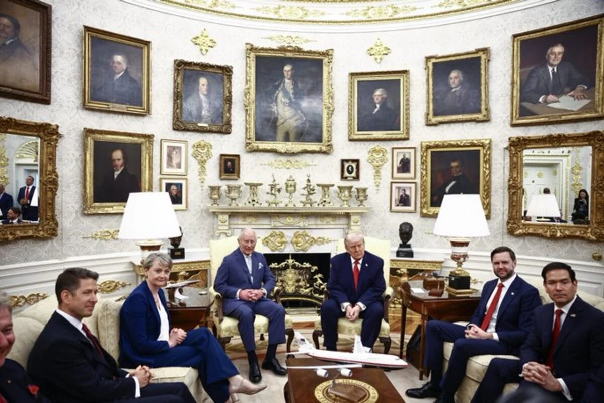 Rey Carlos III y Donald Trump