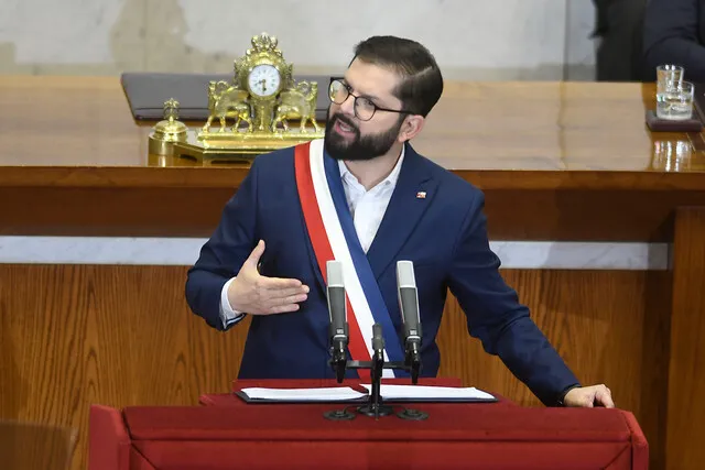 Presidente Boric 📷 Agencia Uno