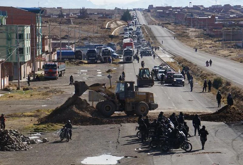 Protestas en Bolivia / (Xinhua/Javier Mamani)