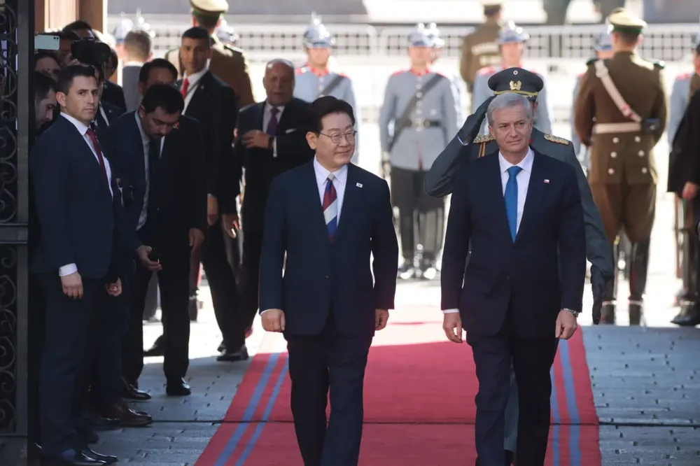 Presidente Kast y Presidente Lee Jae Myung en visita oficial / CRISTIAN GONZALEZ / THE TIMES LATINO