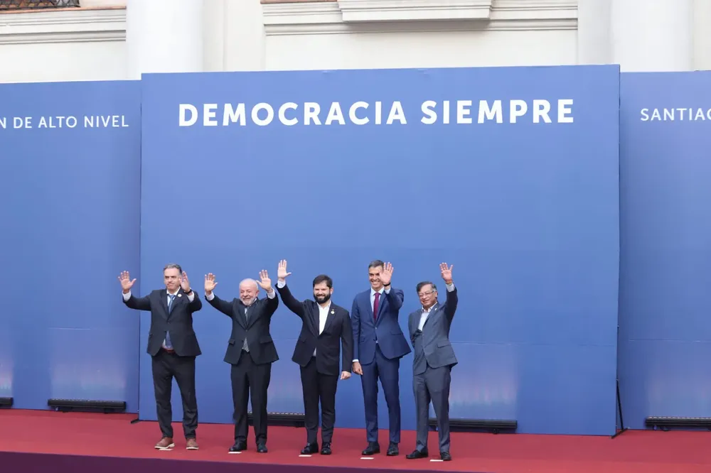 “Democracia Siempre”: Presidente Boric lidera cumbre progresista Fotógrafo Cristian Daniel González Henríquez para The Times en Español