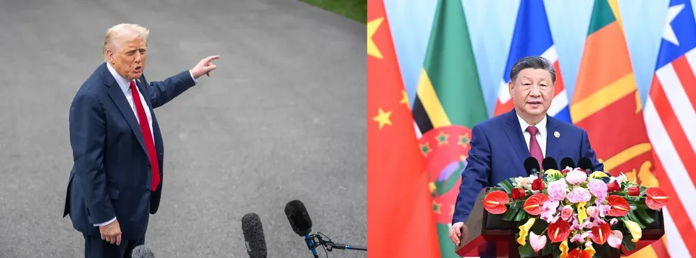 Donald Trump y Xi Jinping