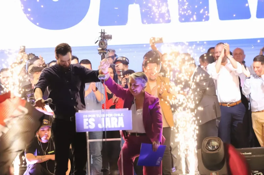 Cierre Campaña Jeannette Jara Fotógrafo Cristian Daniel González Henríquez para The Times en Español