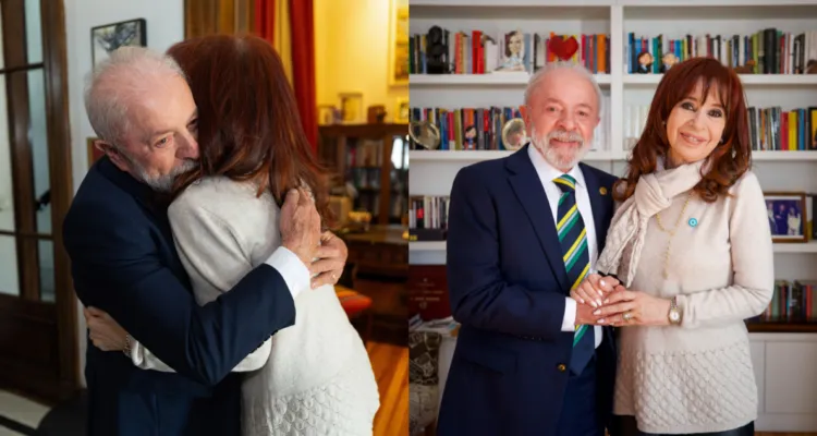 Lula visita a Cristina Fernández