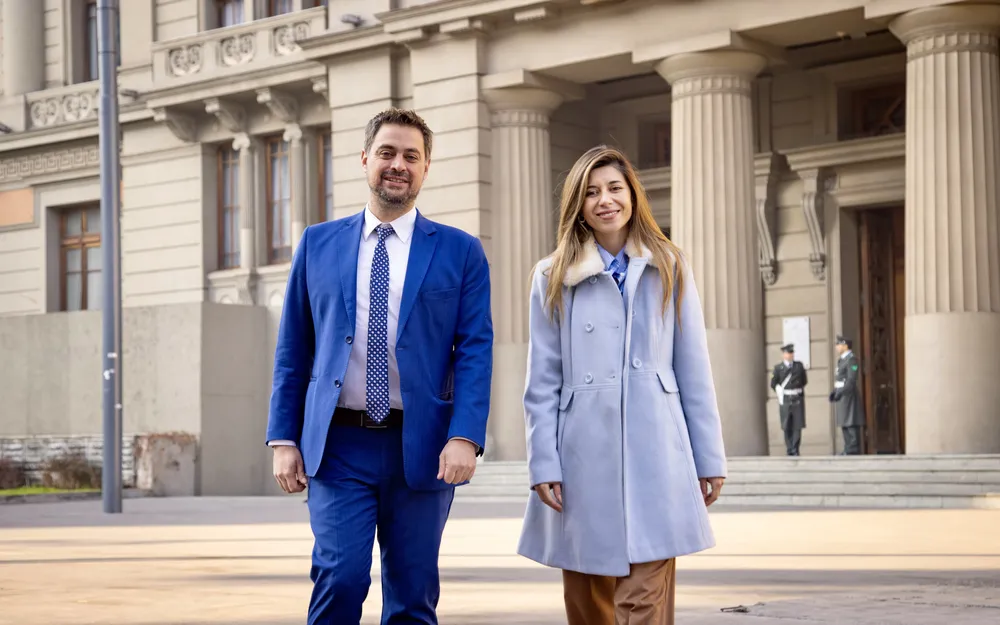 Daniel Manouchehri y Daniella Cicardini