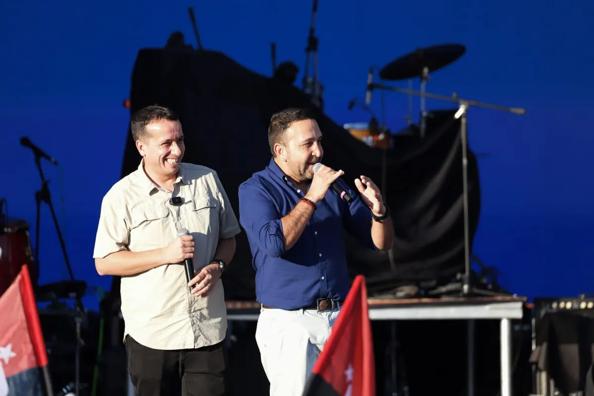 Cierre Campaña Jeannette Jara  Fotógrafo Cristian Daniel González Henríquez para The Times en Español