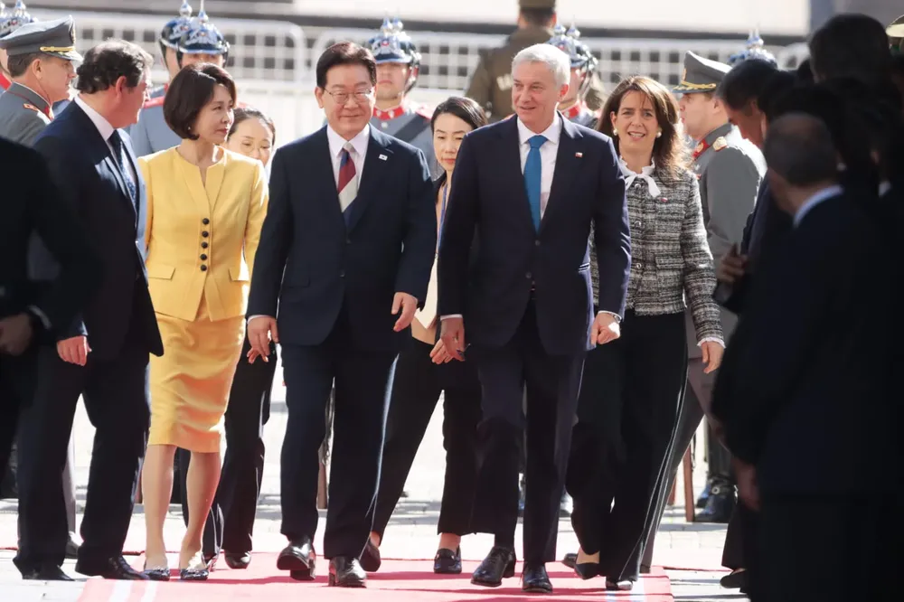 Presidente Kast y Presidente Lee Jae Myung en visita oficial / CRISTIAN GONZALEZ / THE TIMES LATINO