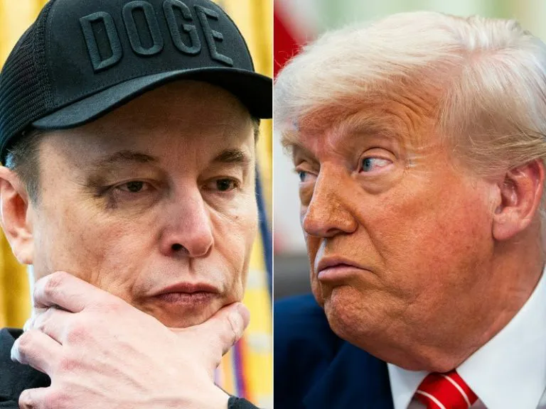 Elon Musk y Donald Trump 