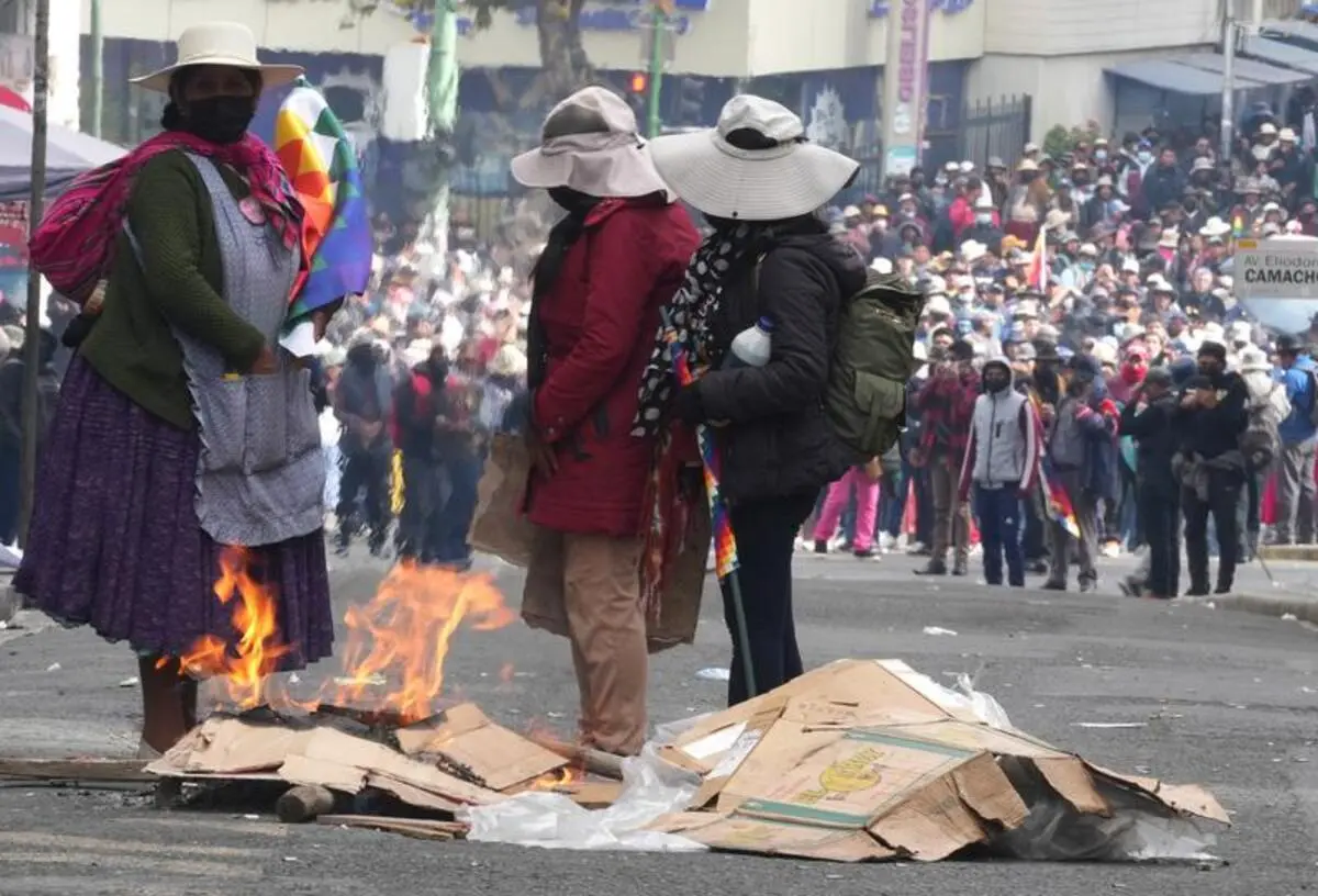Crisis en Bolivia / Xinhua-Javier Mamani