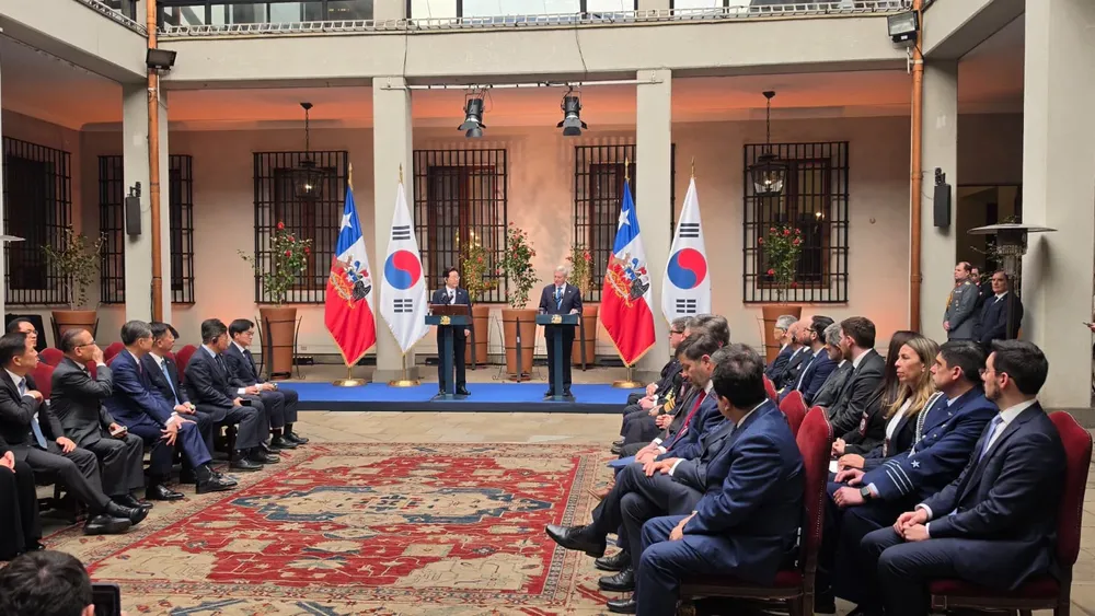 Presidente Kast y Presidente Lee Jae Myung en visita oficial / CRISTIAN GONZALEZ / THE TIMES LATINO