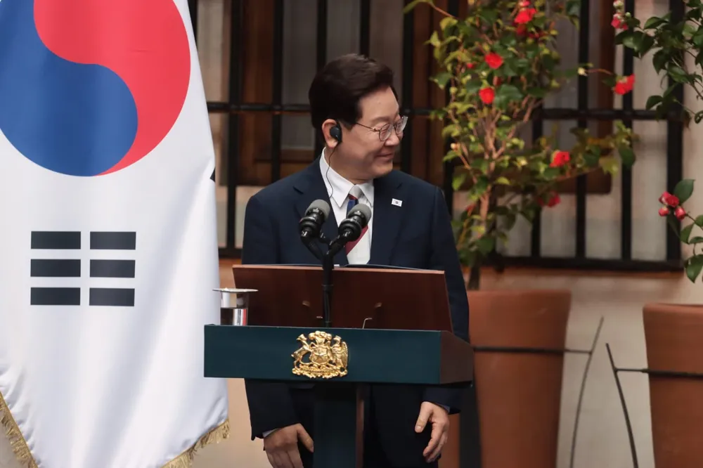 Presidente Kast y Presidente Lee Jae Myung en visita oficial / CRISTIAN GONZALEZ / THE TIMES LATINO