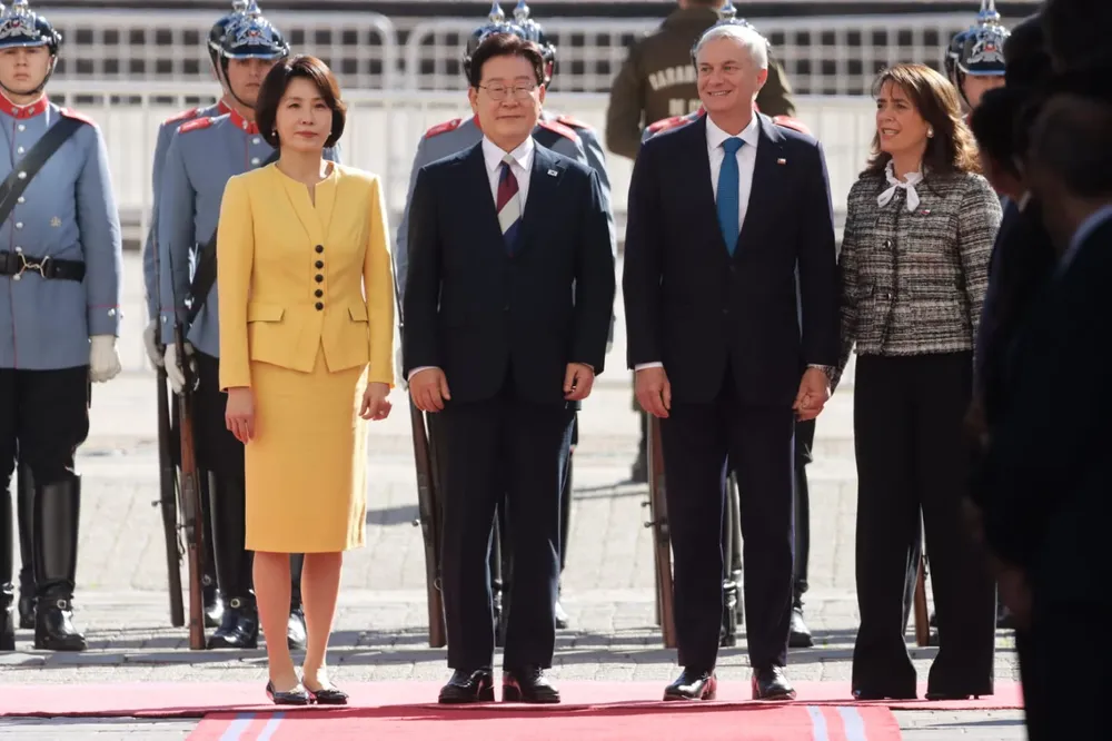 Presidente Kast y Presidente Lee Jae Myung en visita oficial / CRISTIAN GONZALEZ / THE TIMES LATINO