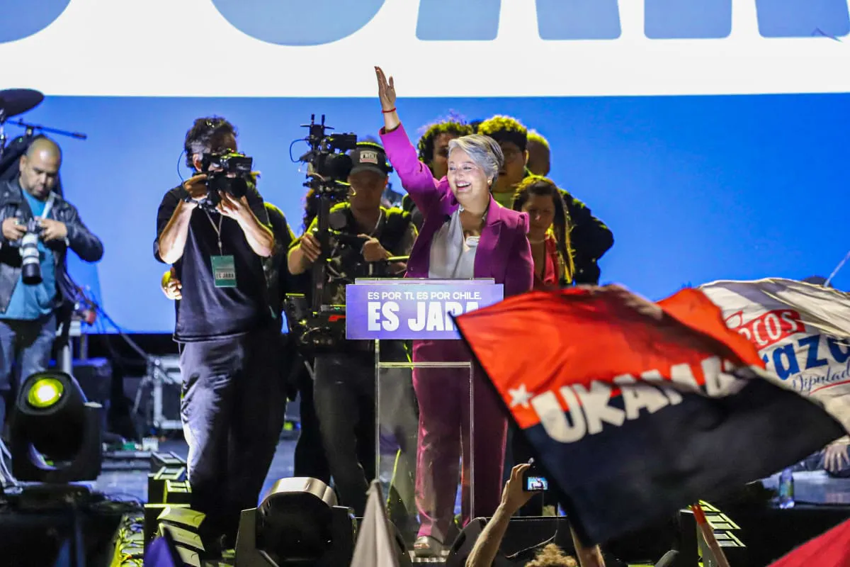 Cierre Campaña Jeannette Jara Fotógrafo Cristian Daniel González Henríquez para The Times en Español