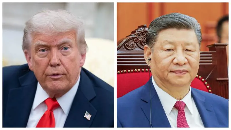 Donald Trump y Xi Jinping,