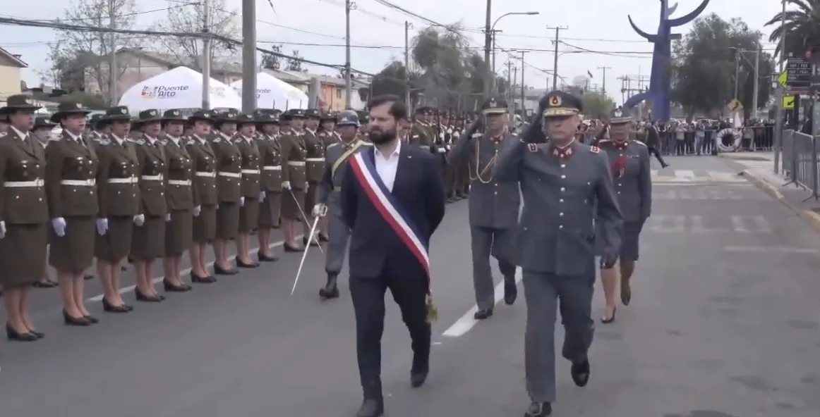 Presidente Boric Captura de Pantalla