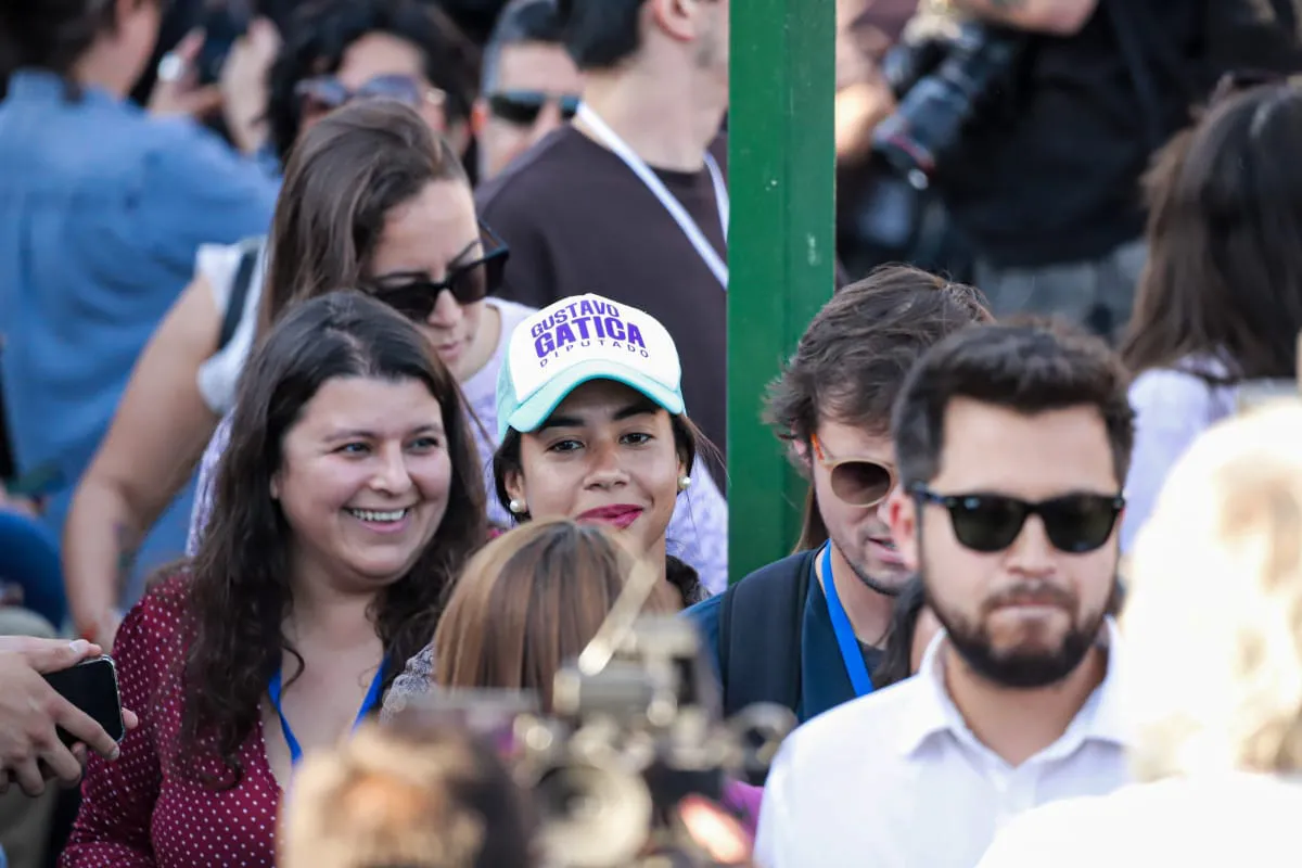 Cierre Campaña Jeannette Jara gustavo GaticA  Fotógrafo Cristian Daniel González Henríquez para The Times en Español