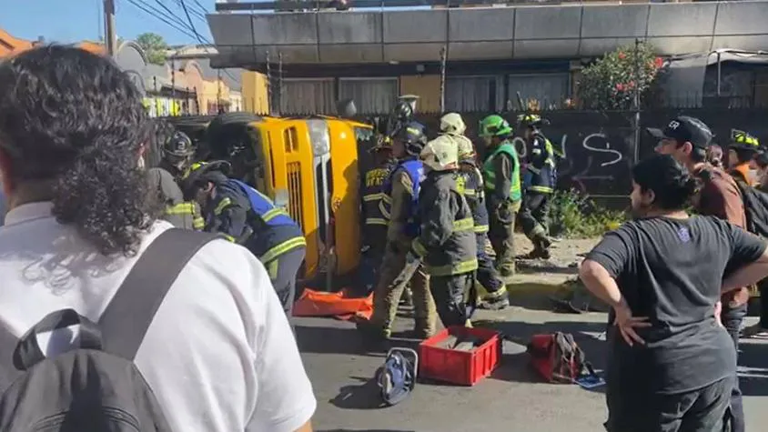 Accidente en Recoleta