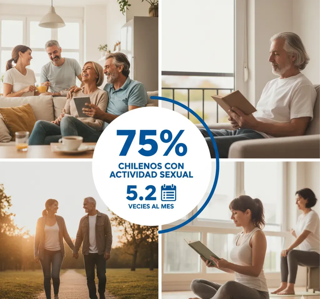 Los resultados arrojaron que el 75% de los chilenos declara tener actividad sexual actualmente, mientras que en el 2023, The Times en Español Creado con IA