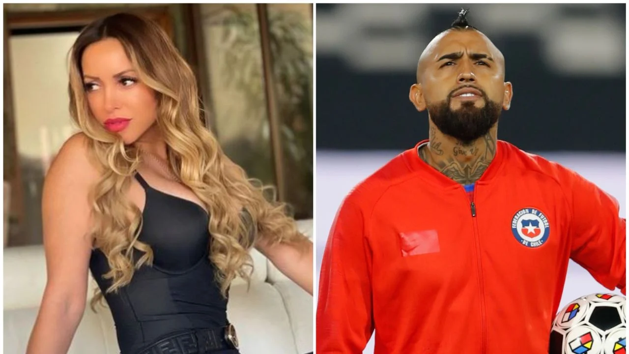 Marité Matus y Arturo Vidal