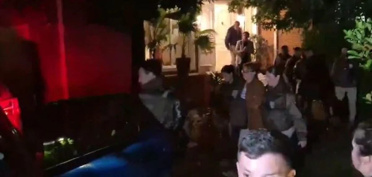 Detención de  Ángela Vivanco / Captura Pantalla