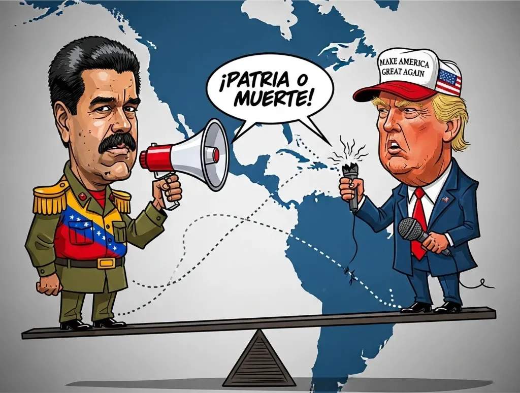 Nicolas Maduro y Donal Trump