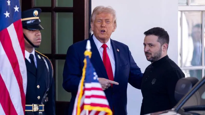 Volodymyr Zelensky y Donald Trump