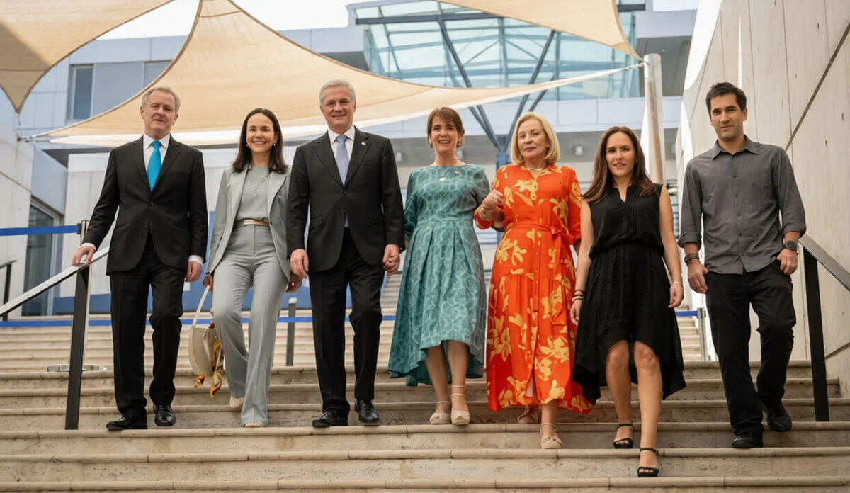 Presidente Kast con familia Piñera Morel / The Times en Español