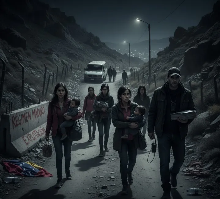 El oscuro camino de la trata de migrantes desde venezuela a chile