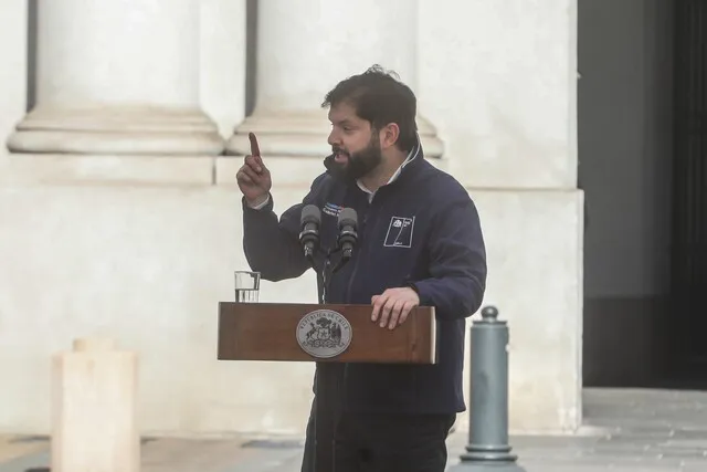 Presidente Boric FOTO: SEBASTIAN BELTRAN GAETE / AGENCIAUNO