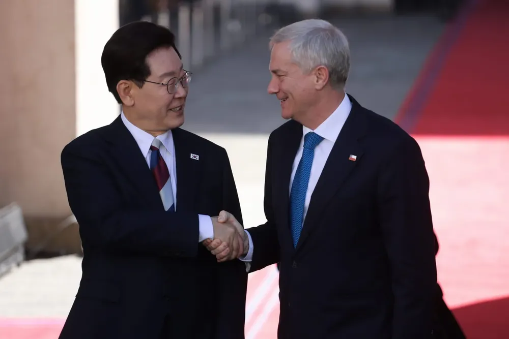 Presidente Kast y Presidente Lee Jae Myung en visita oficial / CRISTIAN GONZALEZ / THE TIMES LATINO