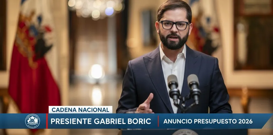 Presidente Boric Presenta el Presupuesto 2026