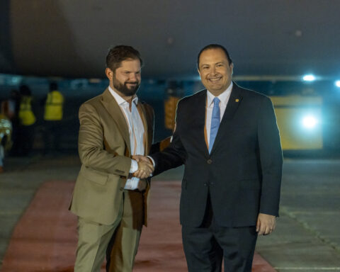 Arribo Presidente Boric A Guatemala