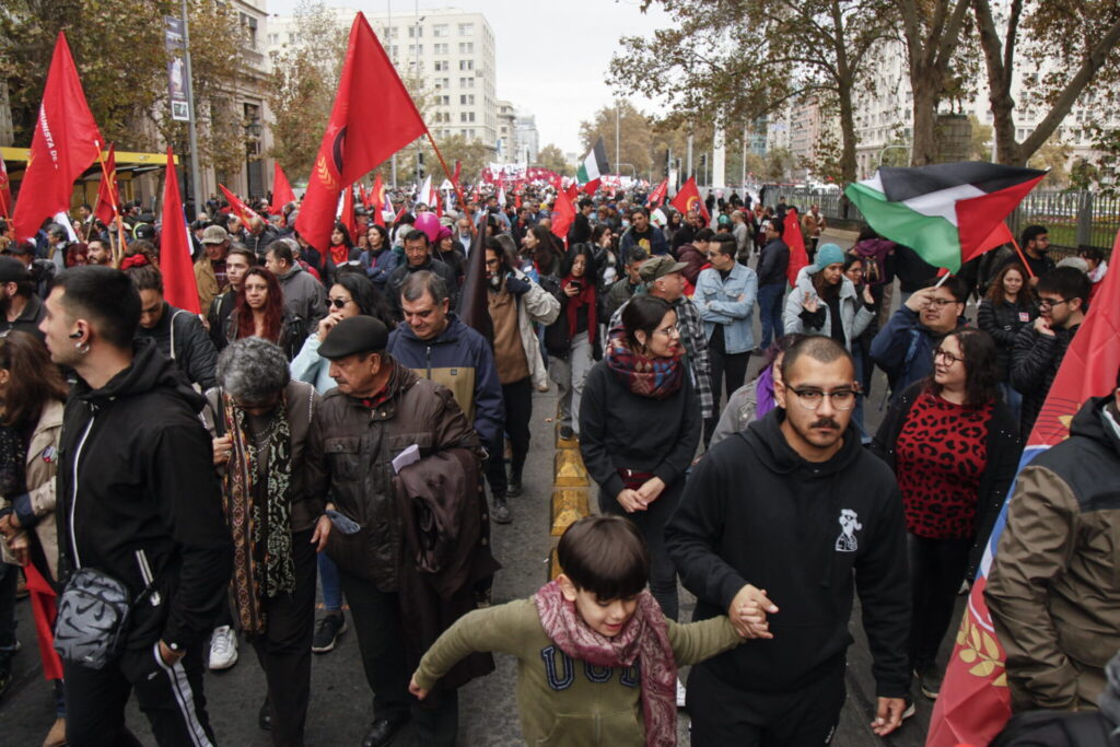 Marcha De La Cut En Conmemoración Del Día De Las Y Los Trabajadores